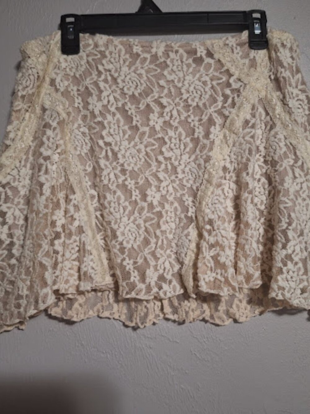 Kimchi Blue Brand Cream Miniskirt Size XL